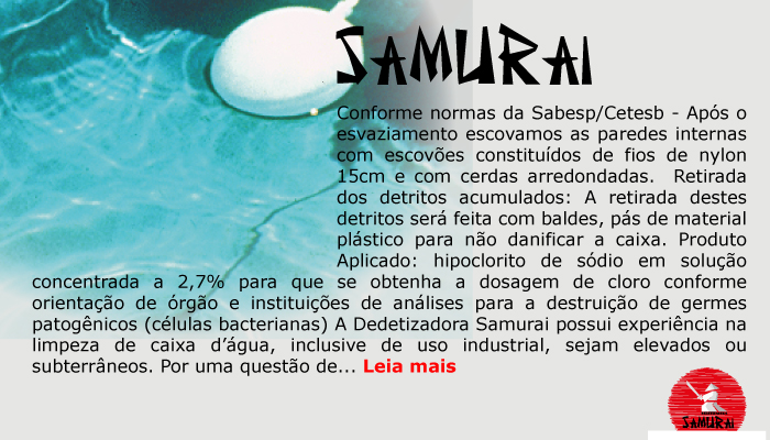Limpeza de Caixa D’água